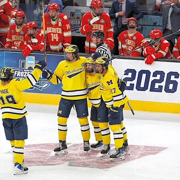 Report: Michigan Hockey’s Michael Hage returning for 2026-27 season