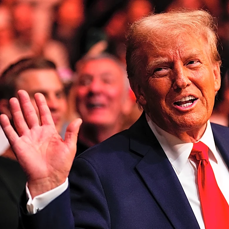 Bad look? President Donald Trump all smiles during grand entrance at UFC 327 as war in Iran surges | Video