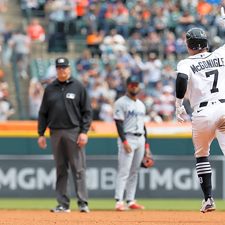 Tigers 8, Marlins 2: Kevin McGonigle launches first home run as Tigers sweep