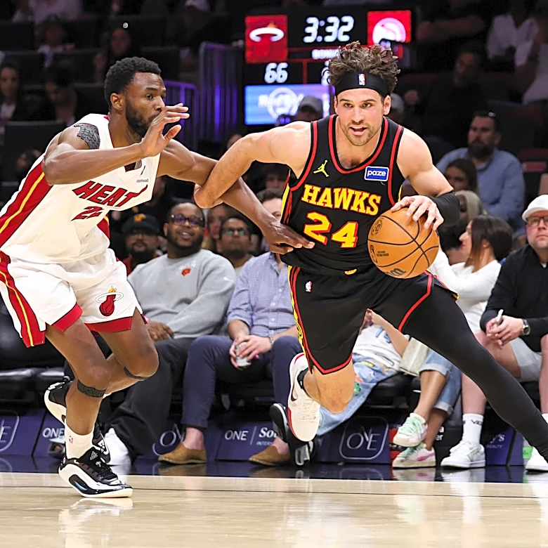 Hawks end regular season with 143-117 loss against the Heat