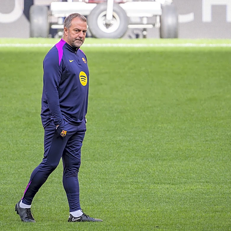 Hansi Flick unhappy with Atletico pitch ahead of Barcelona’s crucial Champions League tie