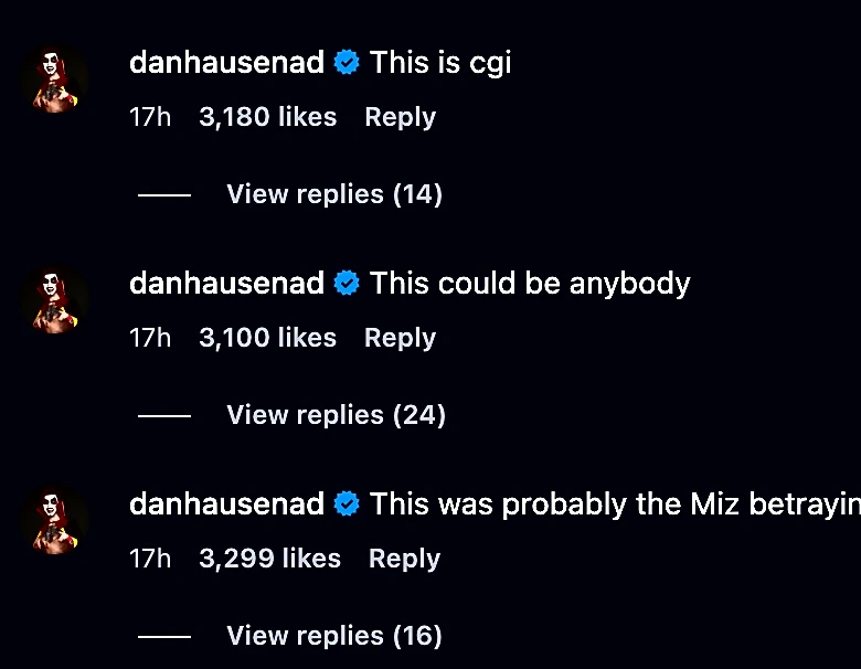 Completely indistinguishable person seen giving monies to WWE pyro humans