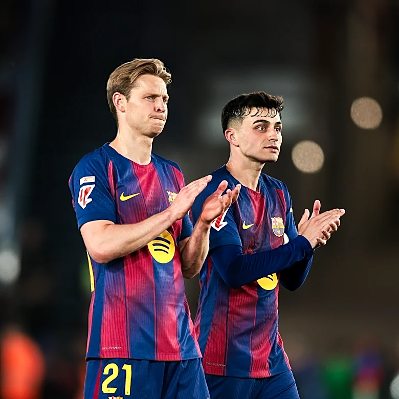 ‘Luck wasn’t on our side’ – Frenkie de Jong reacts after Barcelona are knocked out of Champions League
