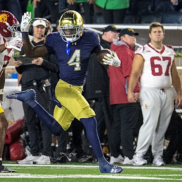 Brian Kelly believes in Notre Dame’s Jeremiyah Love