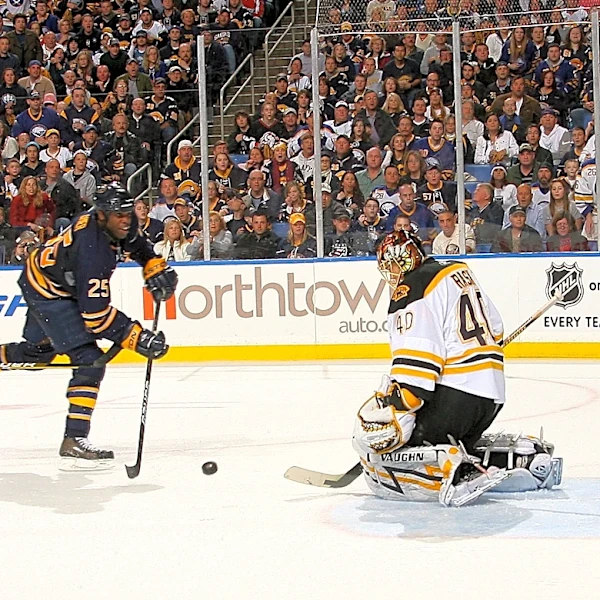 The Bruins will face the Buffalo Sabres in the first round of the playoffs