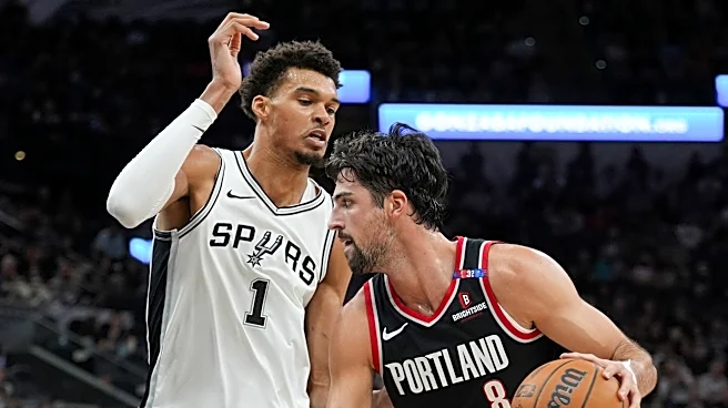 The Spurs will face the Portland Trail Blazers in Round 1 of the 2026 NBA Playoffs