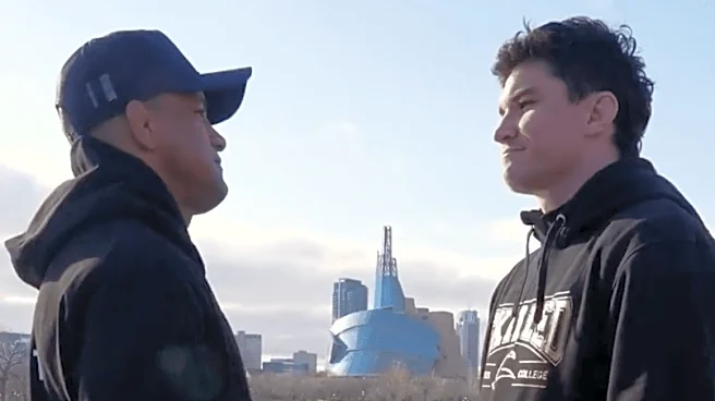Face off! Gilbert Burns meets Mike Malott in least enthusiastic staredown of all time | UFC Winnipeg