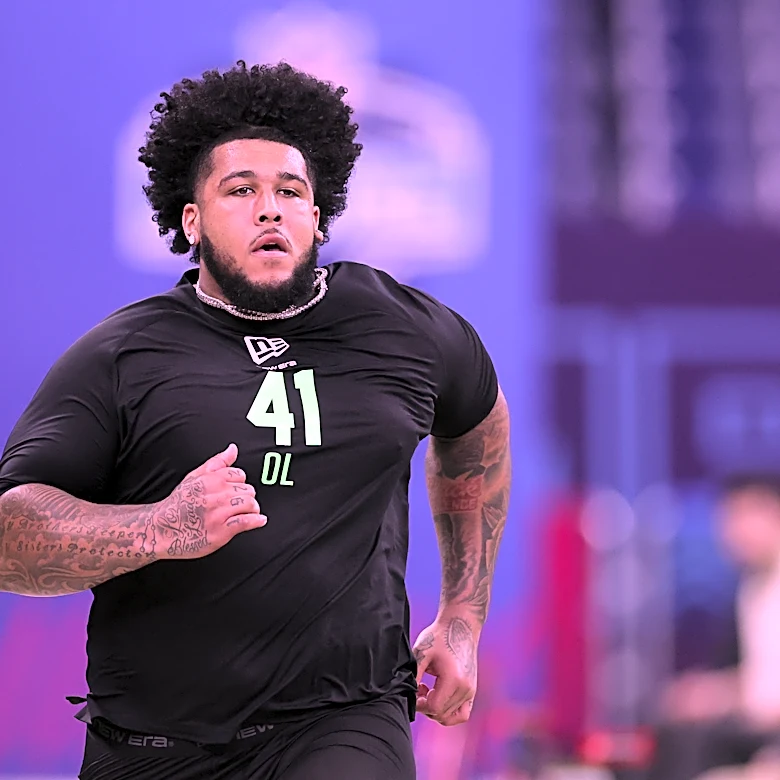 The 49ers continue to look at projected first round offensive tackles