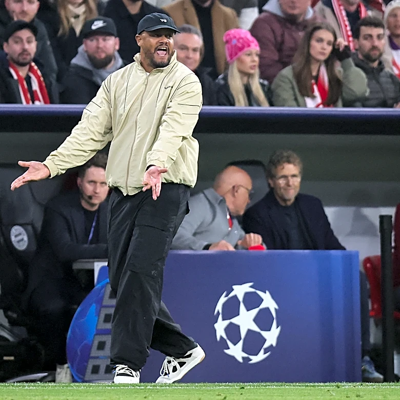 Bayern Munich coach Vincent Kompany believes he did not deserve a yellow card in the Champions League vs Real Madrid