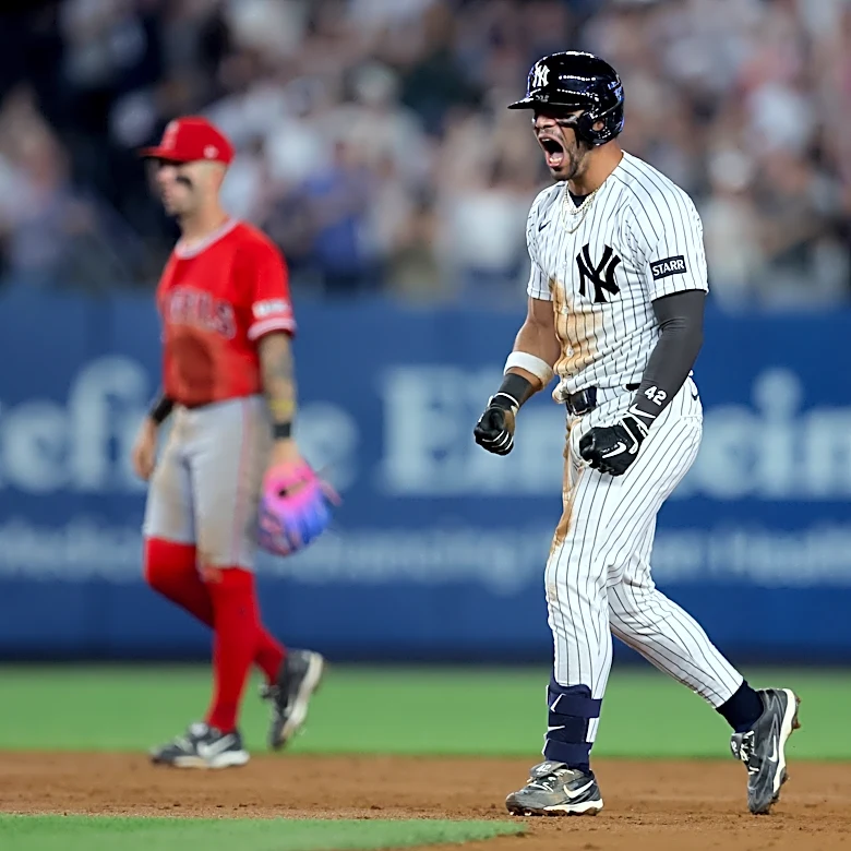 Yankees walk off Angels as José Caballero’s double secures comeback win