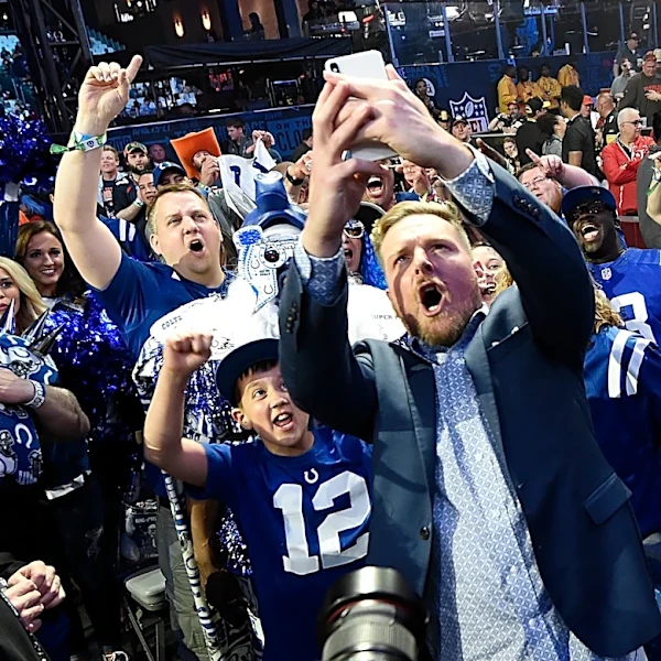 Former Colts All-Pro and popular media personality will announce ‘Day 2’ draft picks