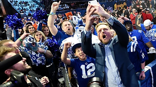 Former Colts All-Pro and popular media personality will announce ‘Day 2’ draft picks