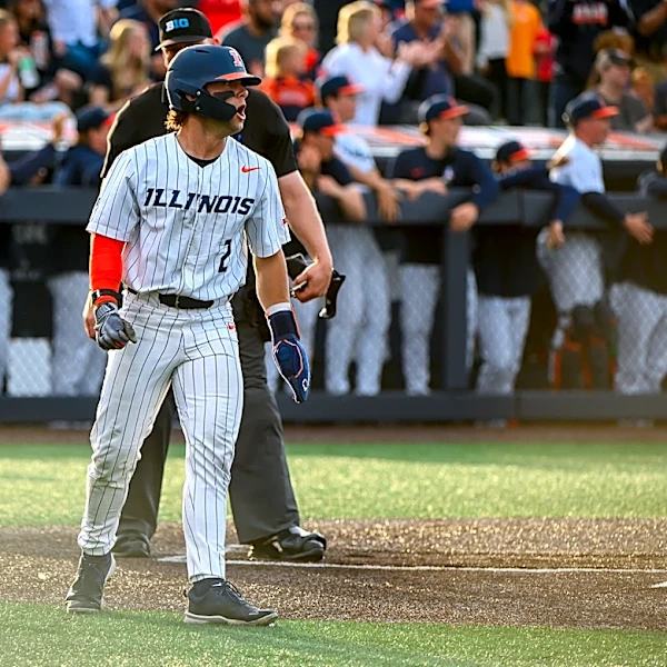 Illini run-rule win in midweek contest over SIUE