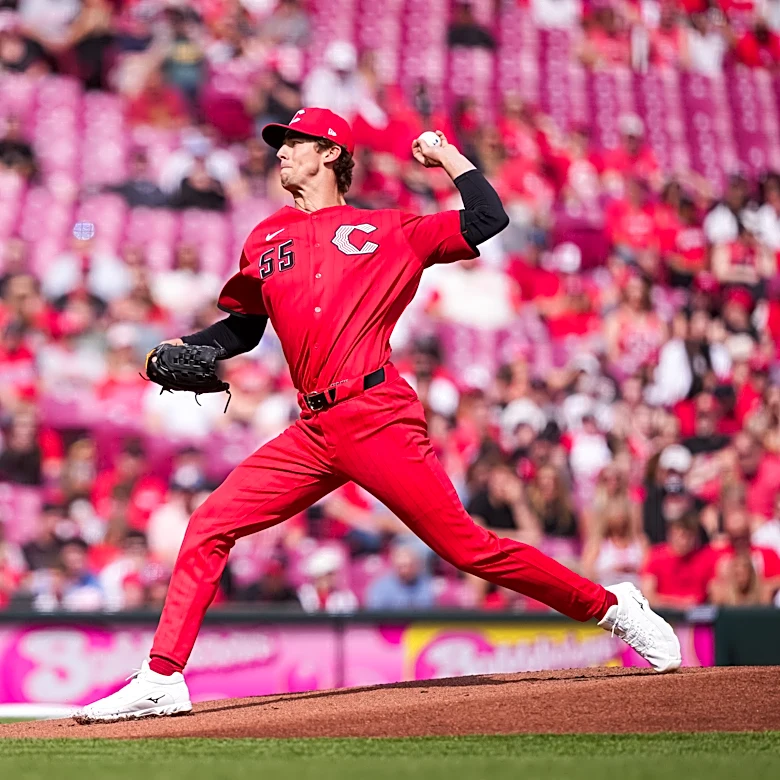 Brandon Williamson heads home as Reds take on Twins