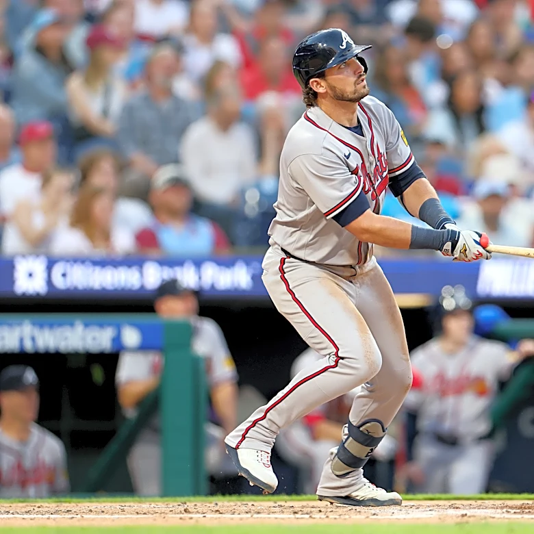 Austin Riley homers twice, Braves blank Phillies in series opener