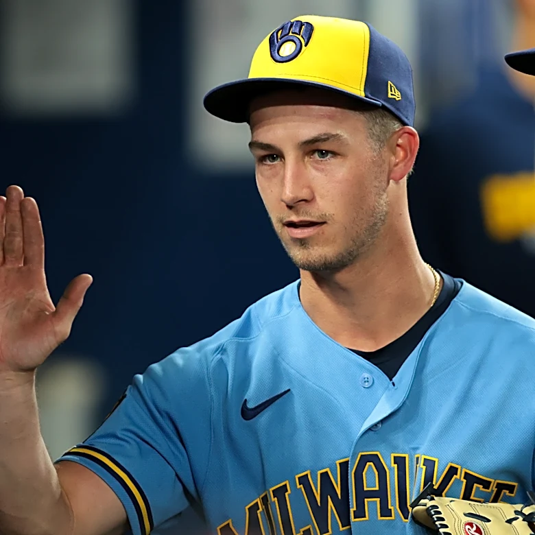 Coleman Crow, Garrett Mitchell help lead Brewers to 7-5 extra innings win over Marlins