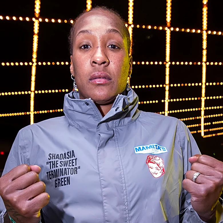 Shadasia Green taken from ring on stretcher after fight with Lani Daniels