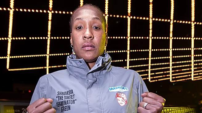 Shadasia Green taken from ring on stretcher after fight with Lani Daniels