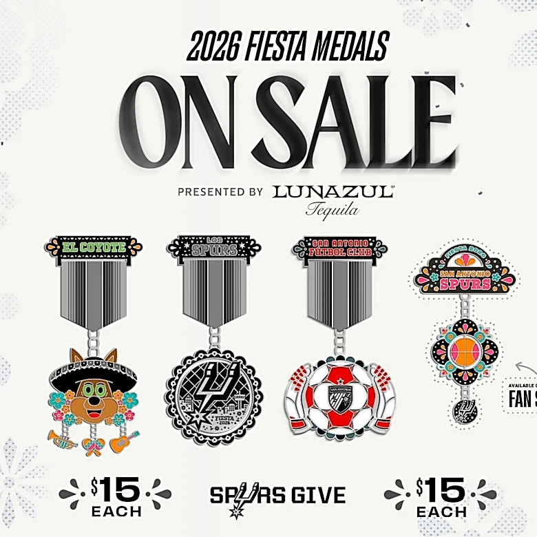 Open Thread: Spurs Fiesta Medals have dropped
