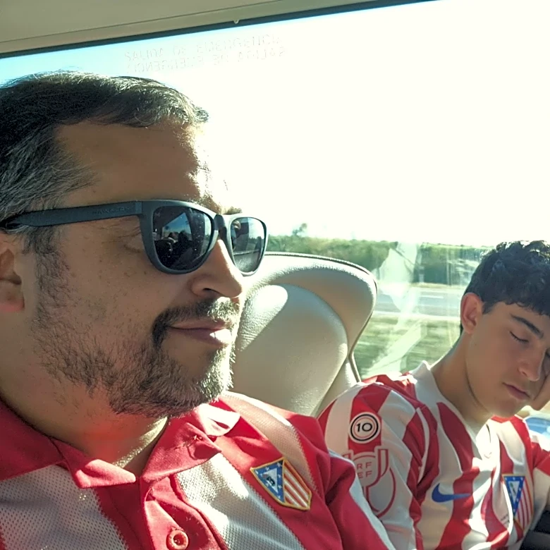 On the road again: Father and son journey to Sevilla for the Copa final