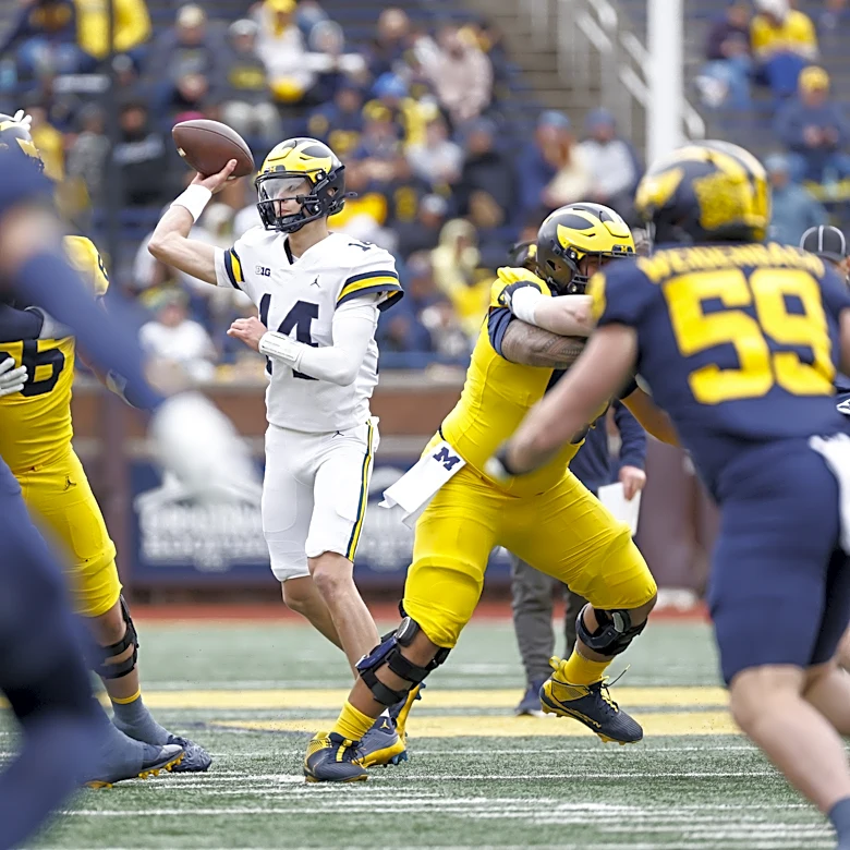Michigan Football Spring Game position grades