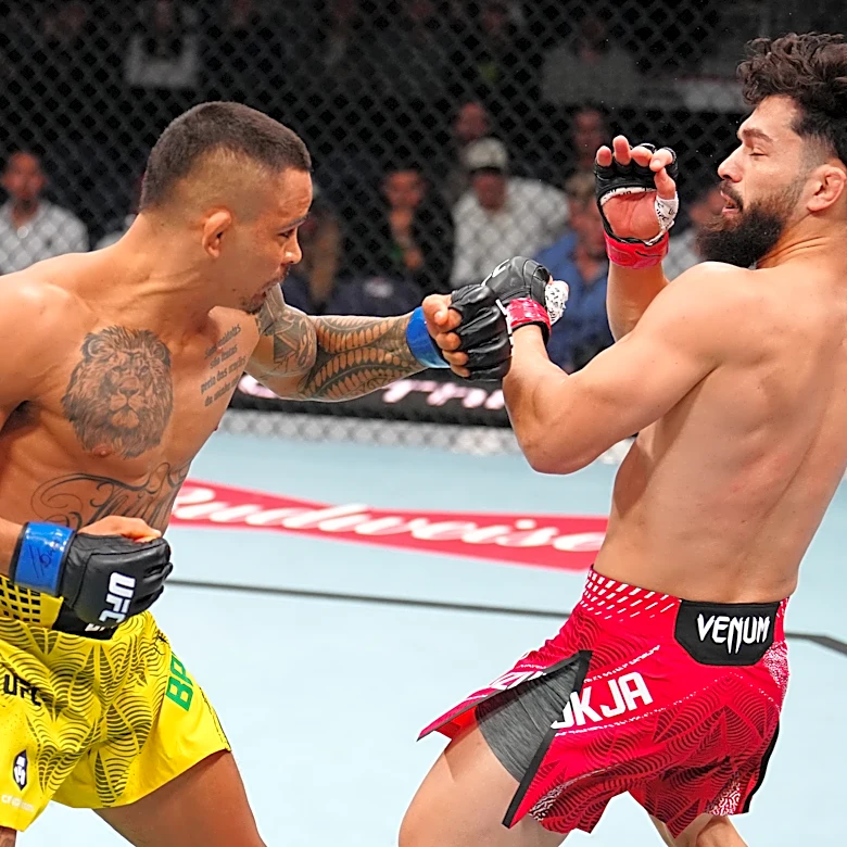 UFC Winnipeg video: Márcio Barbosa flattens Dennis Buzukja with vicious one-punch knockout in 80 seconds