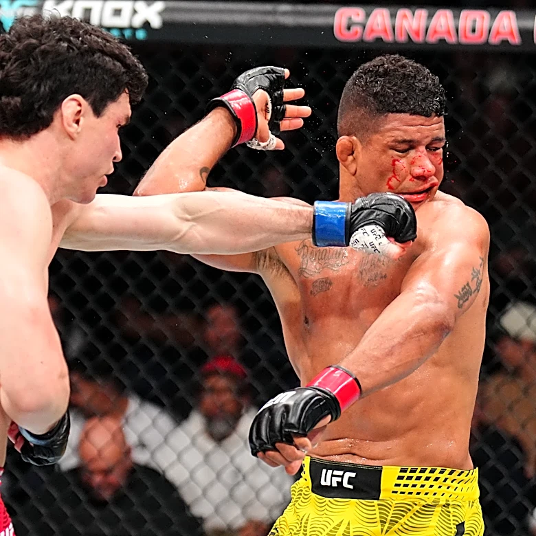 Gilbert Burns retires after suffering knockout loss to Mike Malott in UFC Winnipeg main event
