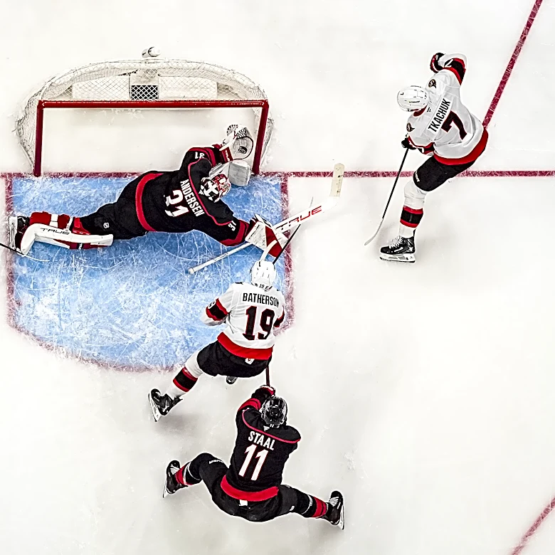Round 1, Game 1 Player of the Game: Frederik Andersen