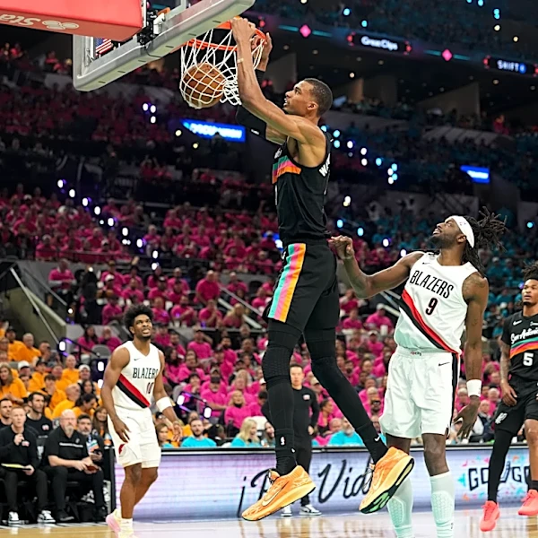 Wembanyama, Spurs Outpower and Outshoot Blazers in Game 1