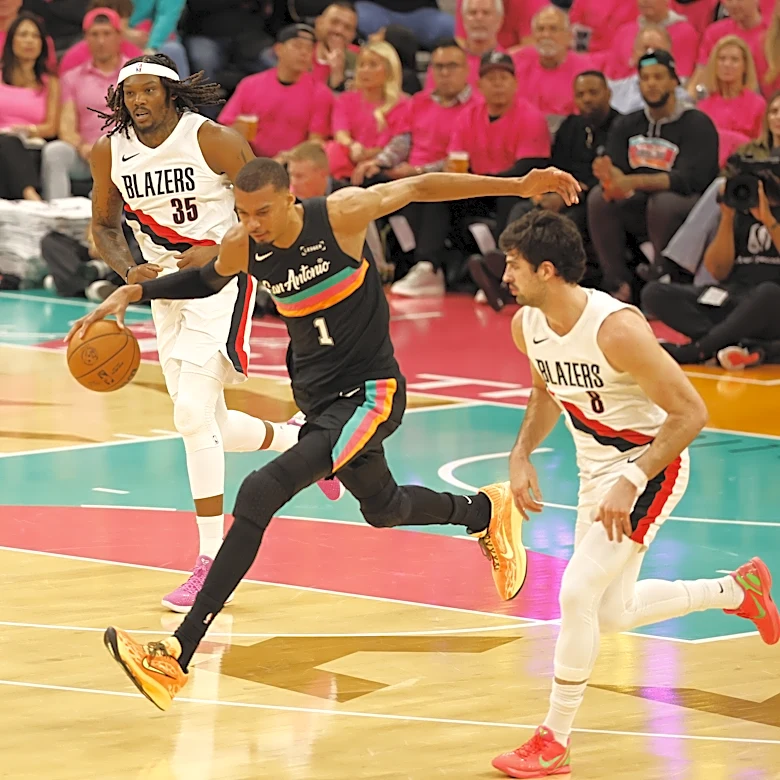 Spurs vs. Trail Blazers player grades: Wembanyama leads Spurs to Game One victory