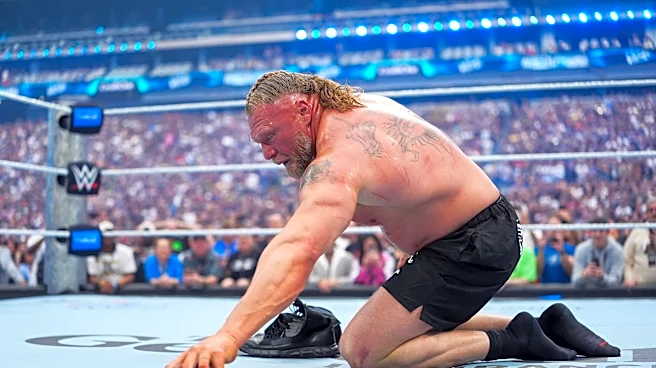 Former UFC champion, WWE star Brock Lesnar retires after losing at Wrestlemania 42