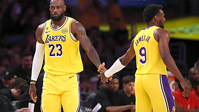 LeBron James says it was ‘insane’ to share floor with Bronny in playoff game