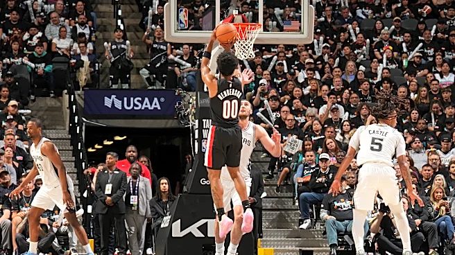 Scoot Stars, Wembanyama Goes Down as Blazers Win Game 2 Thriller