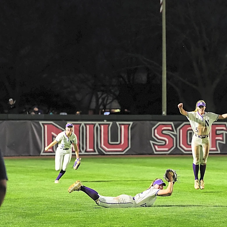 Softball: Northwestern completes a late rally to best Northern Illinois