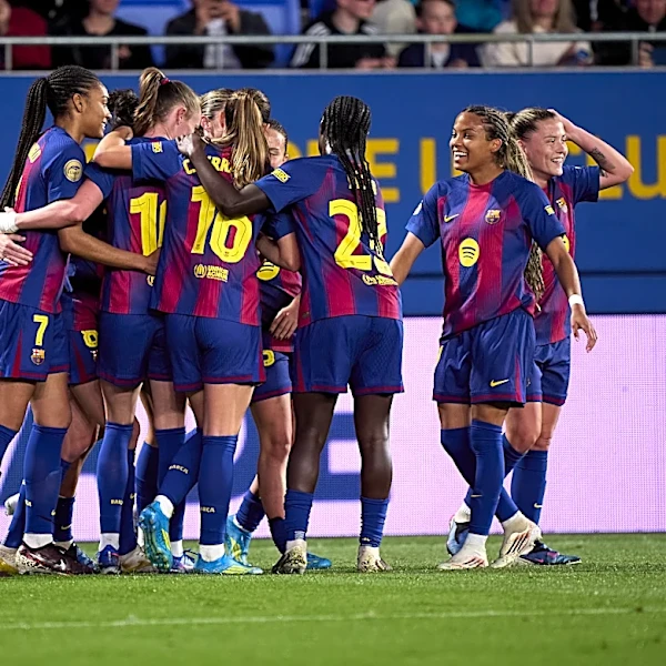 Champions again! Barcelona Femeni beat Espanyol to win Liga F for seventh straight season