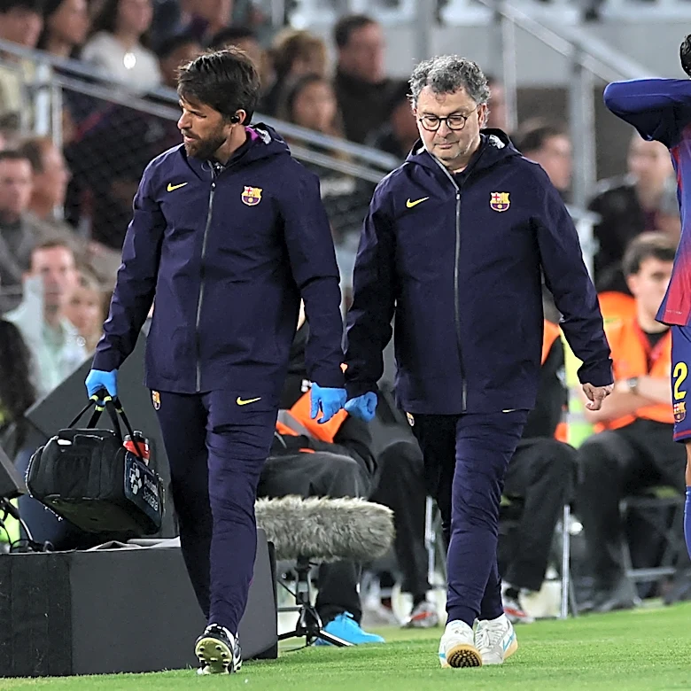 Joao Cancelo forced off injured in first half of Barcelona’s clash with Celta