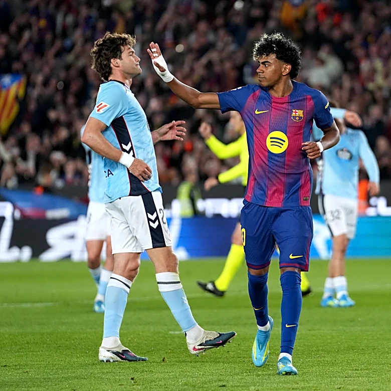Barcelona vs Celta Vigo, La Liga: Final Score 1-0, Lamine Yamal scores winner and gets injured as Barça win tough home game