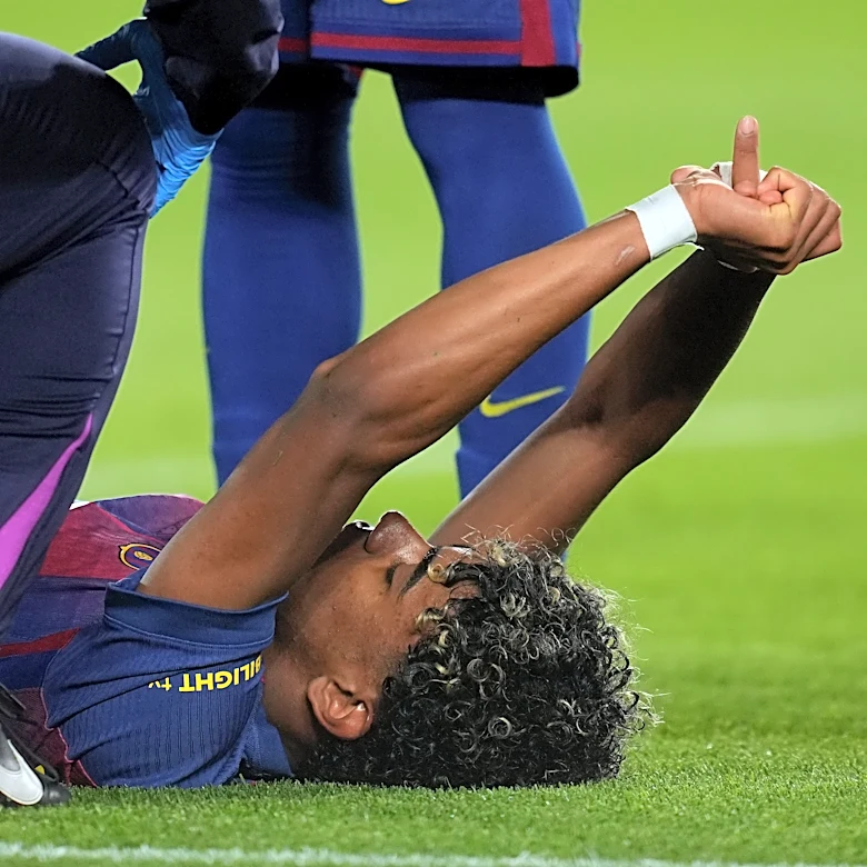 ‘He was upset’ – Gavi admits Lamine Yamal injury is a ‘sh*t situation’ for Barcelona