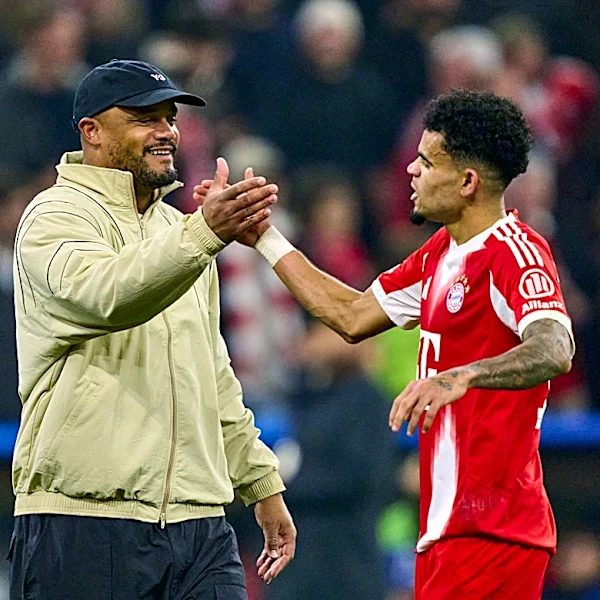 Bayern Munich legend Thiago Alcântara in awe of Vincent Kompany and Luis Díaz