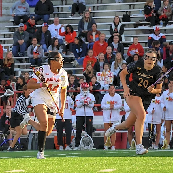 Keeley Block’s OT winner sends No. 2-seed Maryland women’s lacrosse past No. 3-seed Johns Hopkins, 15-14, in Big Ten tournament semifinal