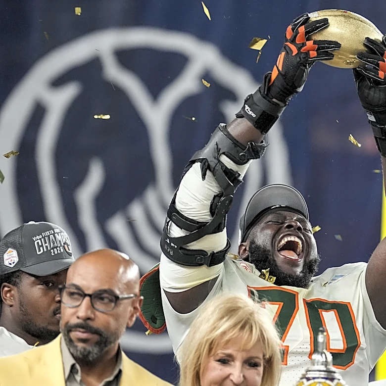 The Eagles’ newest draft pick is HUGE