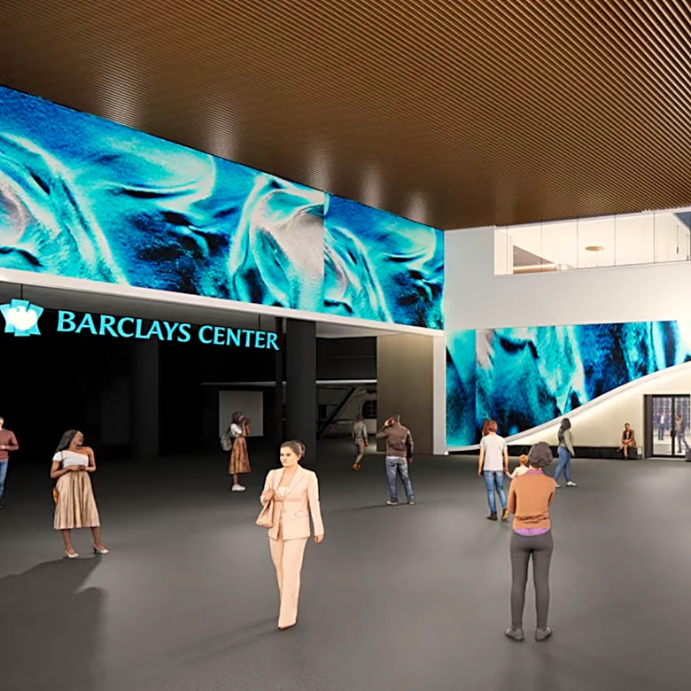 Barclays Center gets its latest art-themed makeover