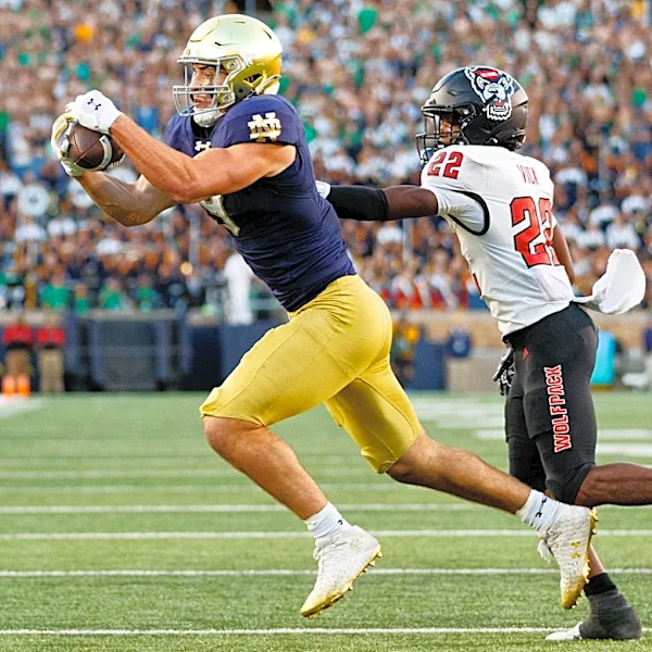 Patriots draft pick Eli Raridon has all-around potential at tight end