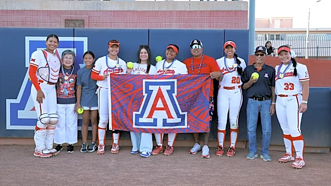 No. 19 Arizona softball celebrates return home with run-rule victory over Houston