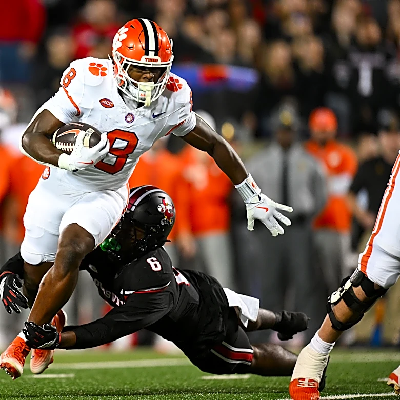 Ravens select Clemson RB Adam Randall in fifth round of 2026 NFL Draft
