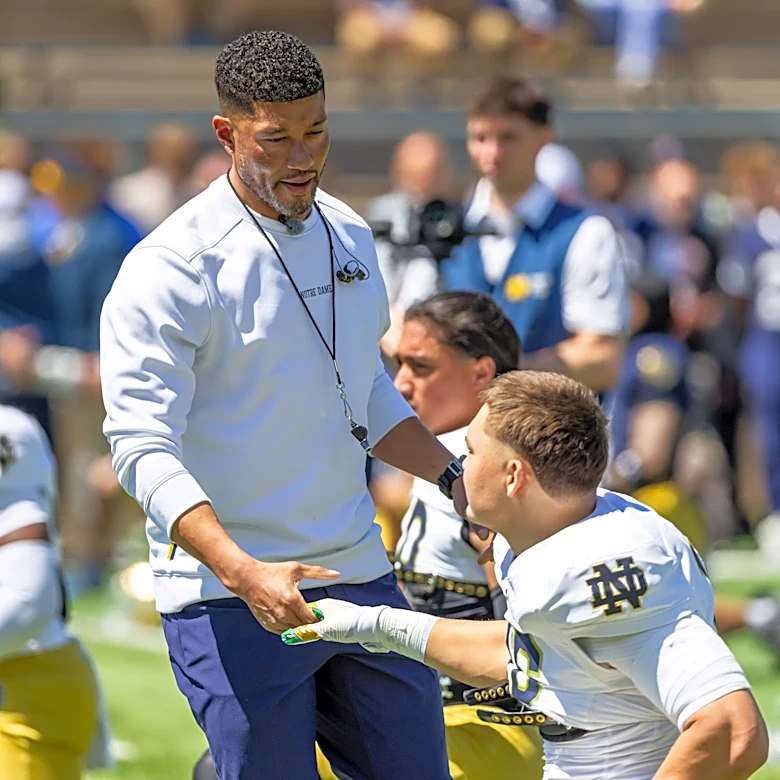 Blue beats Gold 41-40 in the Notre Dame Football spring game