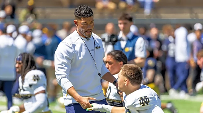 Blue beats Gold 41-40 in the Notre Dame Football spring game