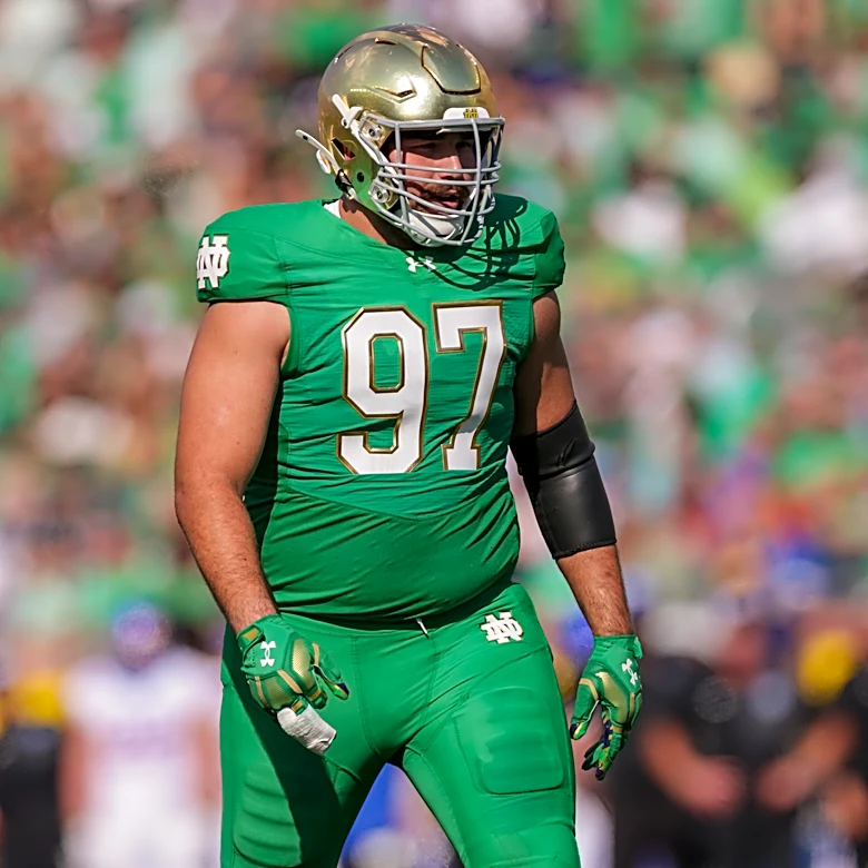 NFL DRAFT: Pittsburgh Steelers select Notre Dame DT Gabe Rubio in the 6th round