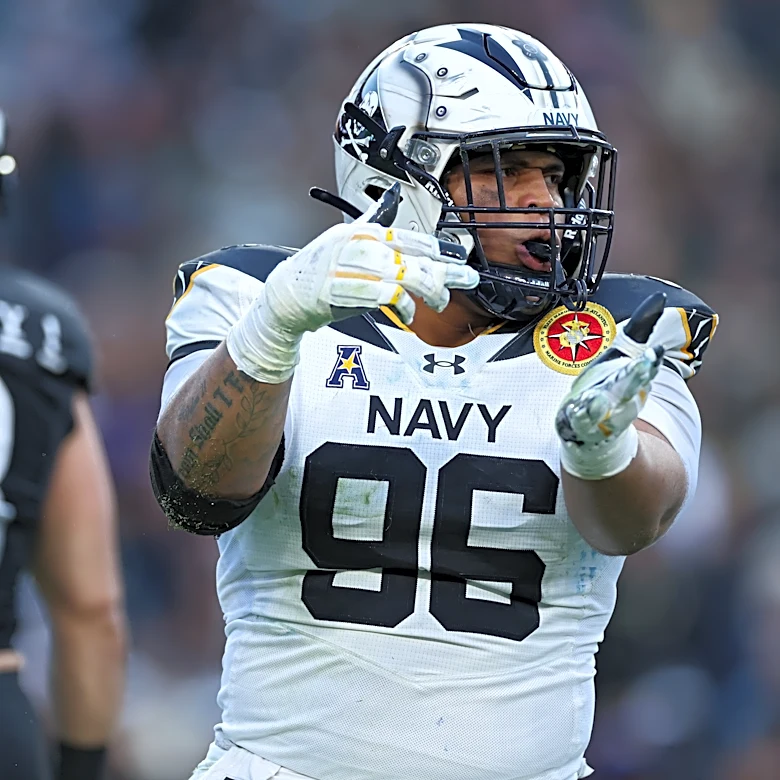Navy DT Landon Robinson selected 226th overall by Cincinnati Bengals at 2026 NFL Draft
