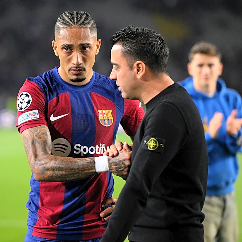 Xavi reveals why he would regularly substitute Raphinha at Barcelona